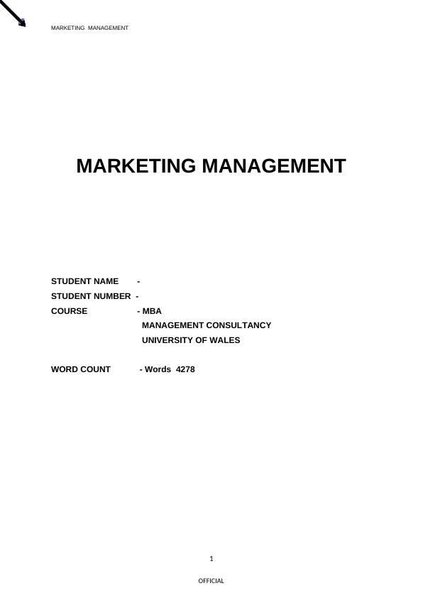 Marketing Management of NESTLE_1
