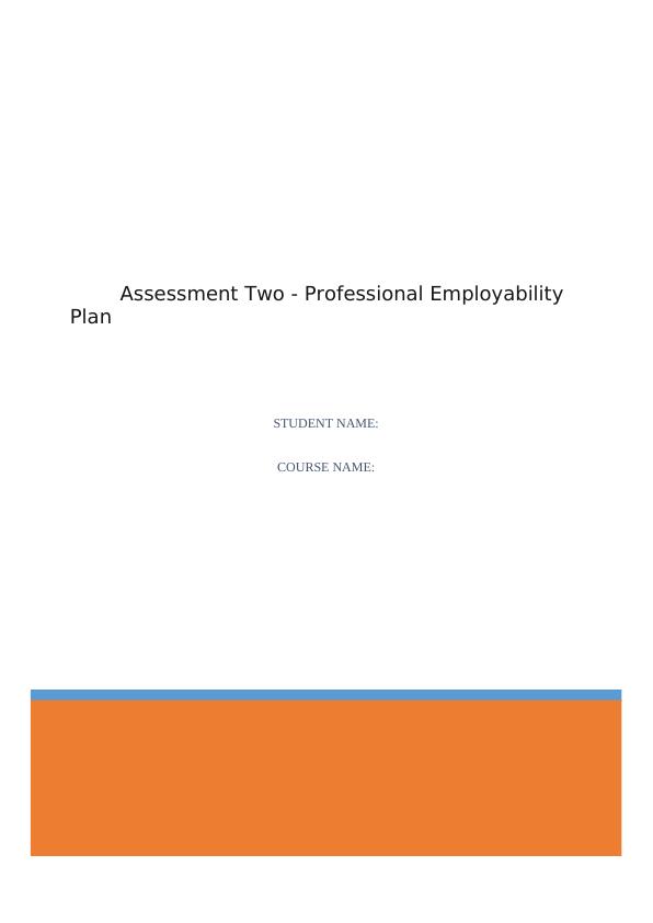 Professional Employability Plan Assessment 2022_1