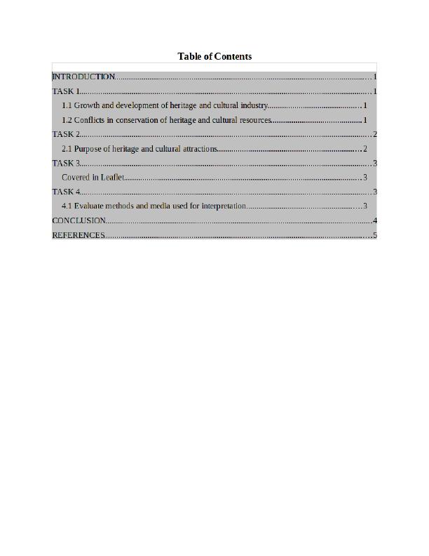 Travel and Tourism Management Report Sample_2