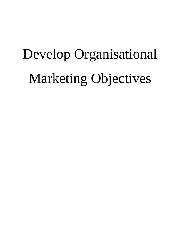 Developing Organisational Marketing Objectives for Adventure Caravans_1