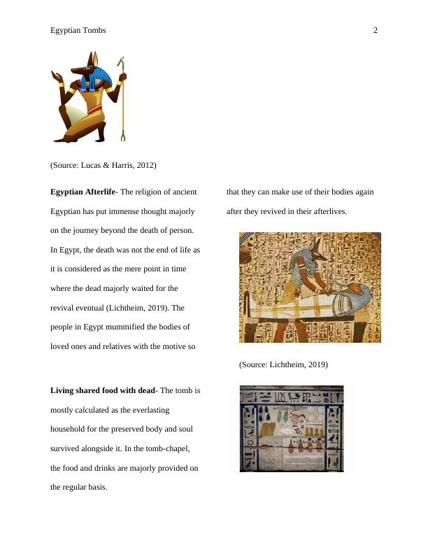 Egyptian Tombs: Research Essay on Ancient Egypt and its Elements