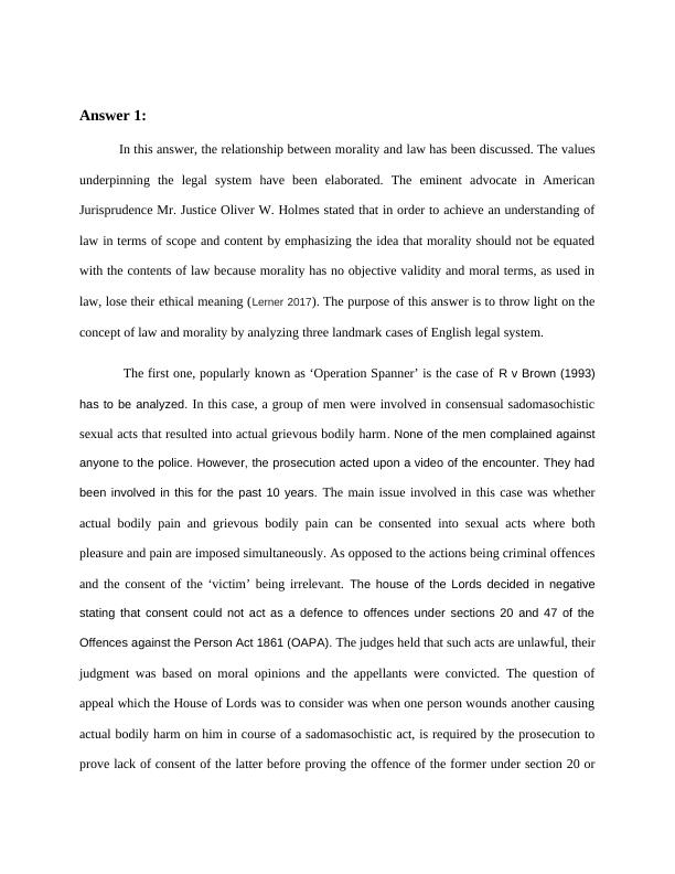 Relationship Between Morality and Law: Analyzing Landmark Cases in English Legal System_2