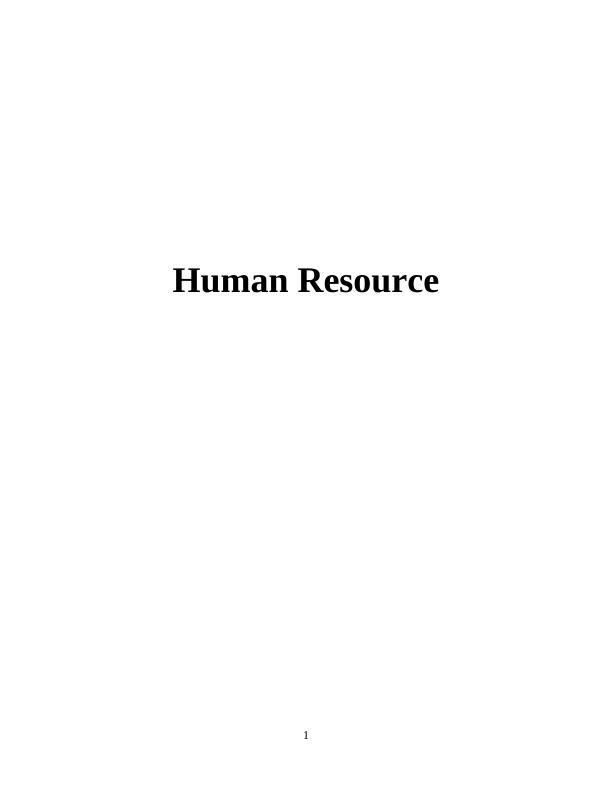 Human Resource Management for British Airways_1