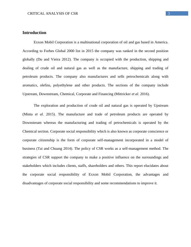 Report on Critical Analysis of CSR - Exxon Mobil Company_4