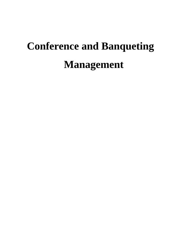 Conference and Banqueting Management Doc_1