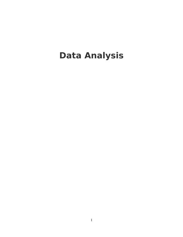 Data Analysis: Model, Findings, and Implications_1
