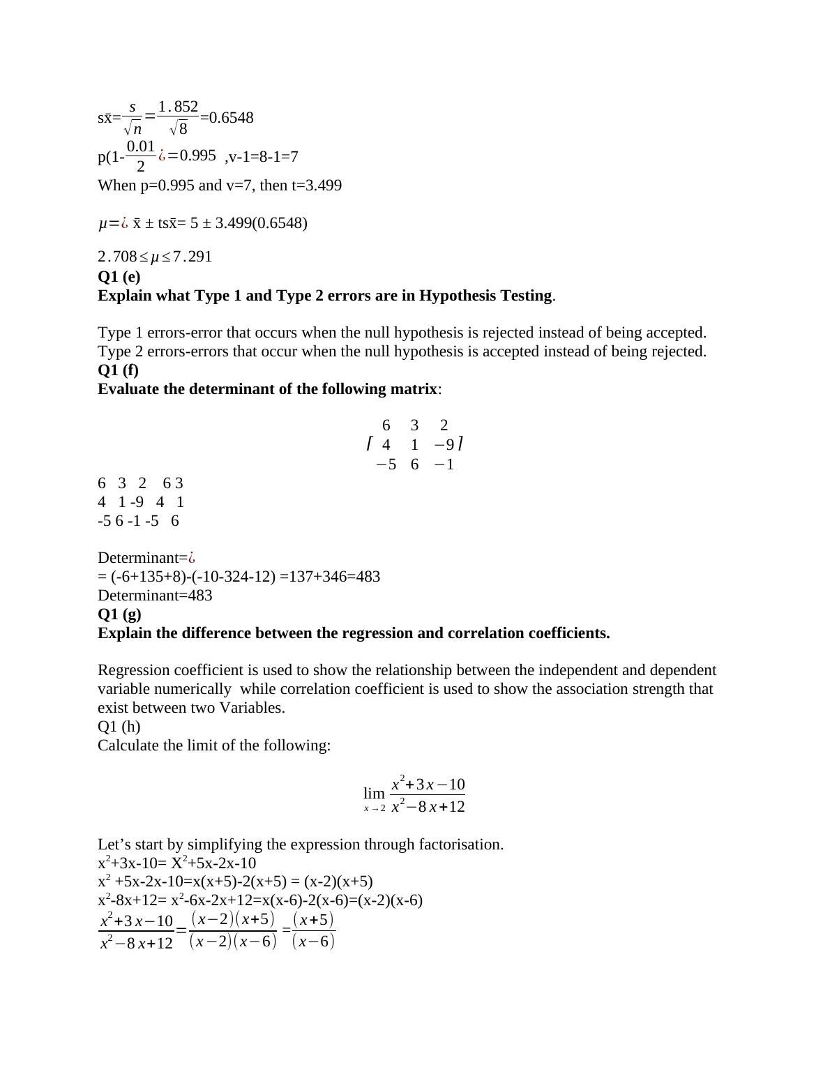 mathematics assignment freelancer