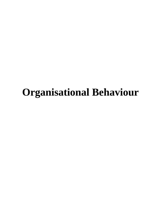 Organisational Behaviour Assignment (PDF)_1