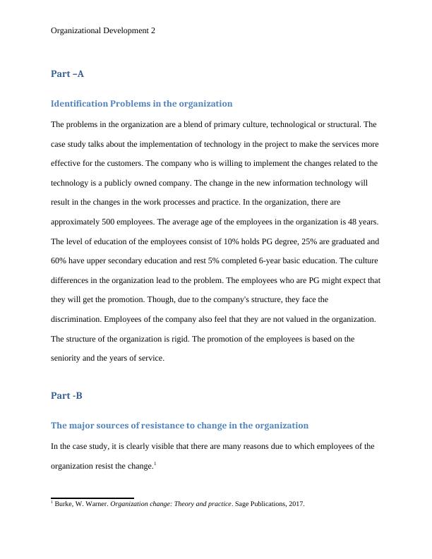 Organizational Development | Case Study On Implementation Of Technology_3