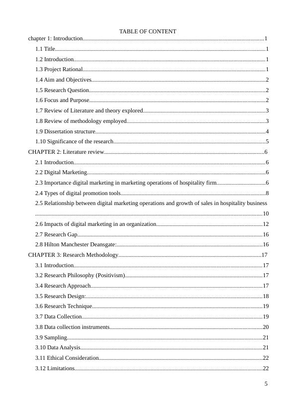 marketing research on hotel industry pdf