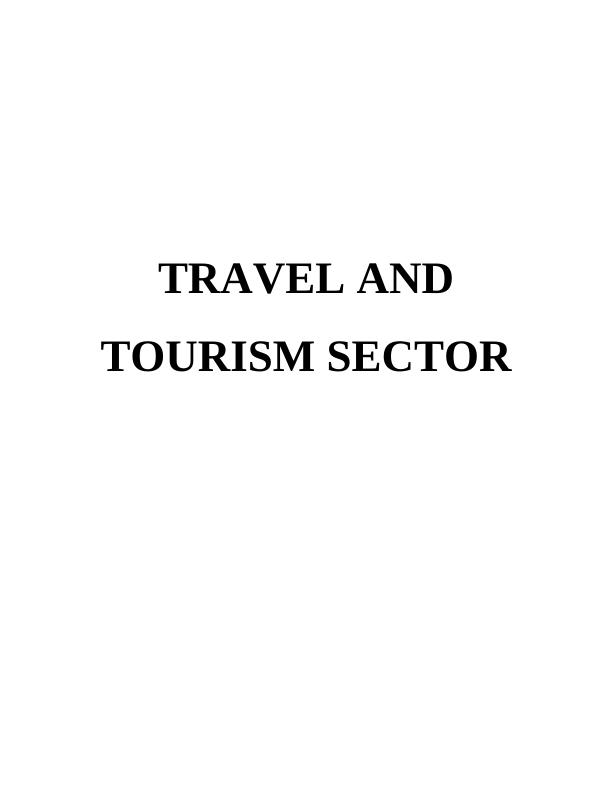 Travel and Tourism Sector : TUI_1