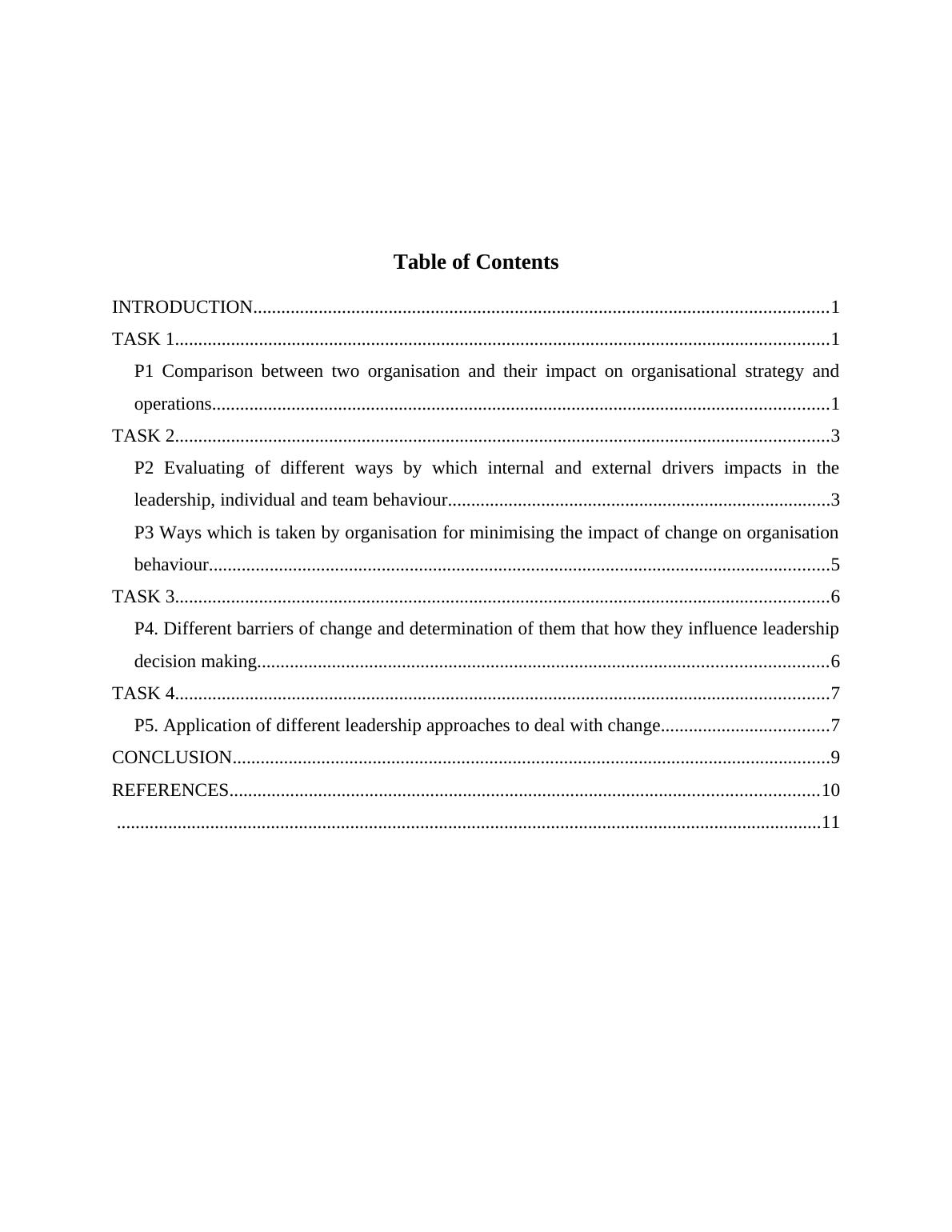 Understanding and Leading Change Assignment (pdf)