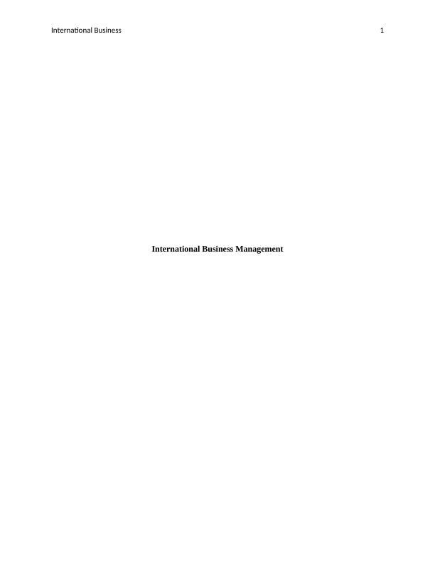 International  Business Management PDF_1