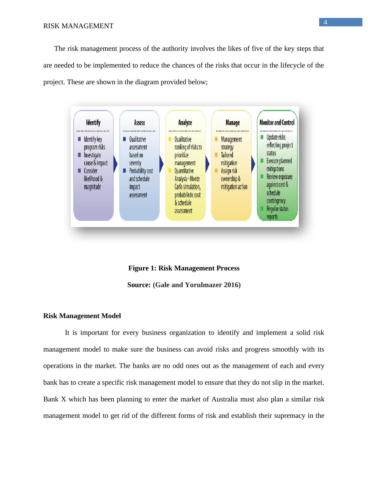 risk management assignment topics