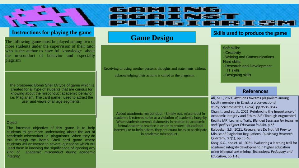 Game Design for Understanding Academic Misconduct - Plagiarism_1
