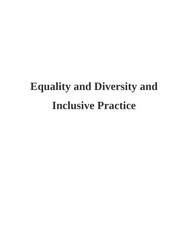 Promoting Equality and Diversity in Education_1