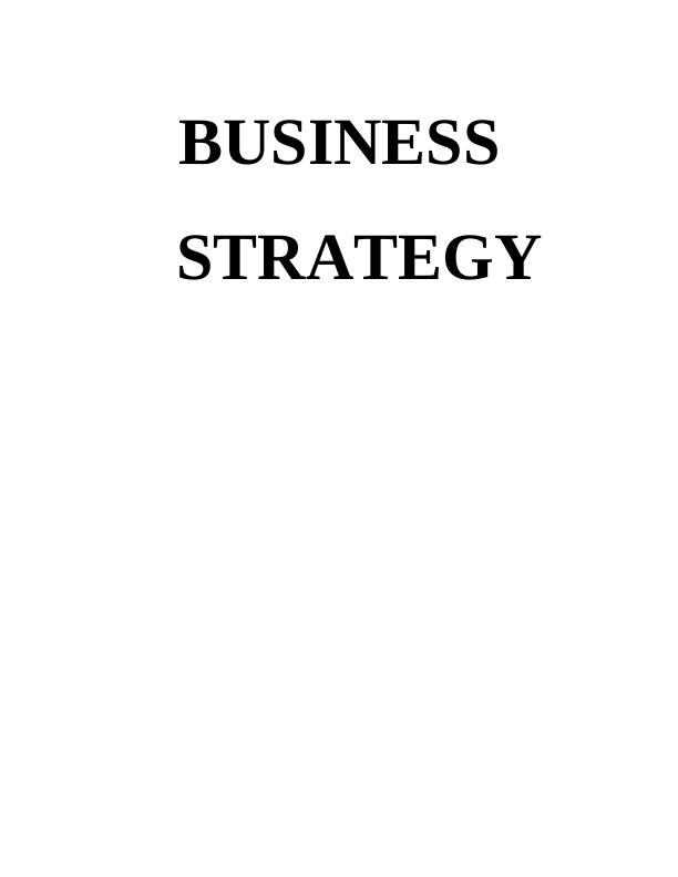 Essay on Business Strategy Report_1