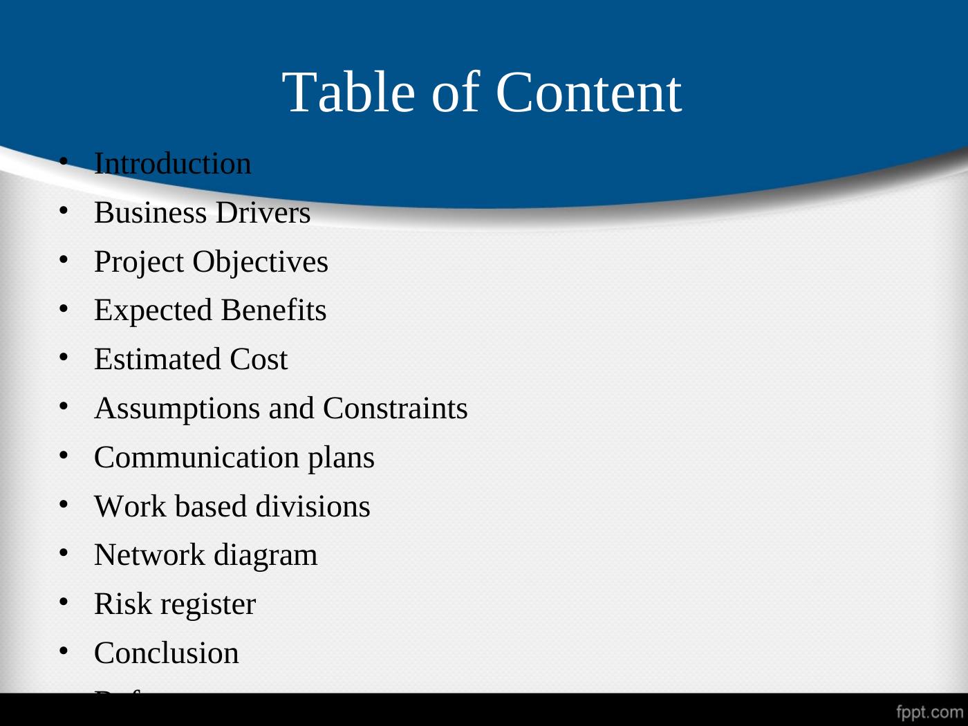 Project Management Construction of a Flyover