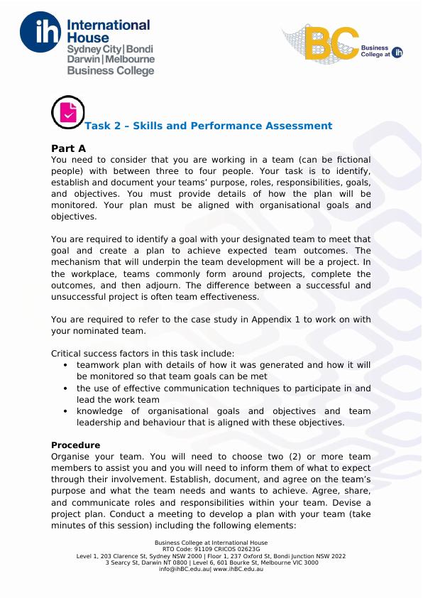 BSBWOR502 Lead and manage team effectiveness Task 2 | Desklib_4