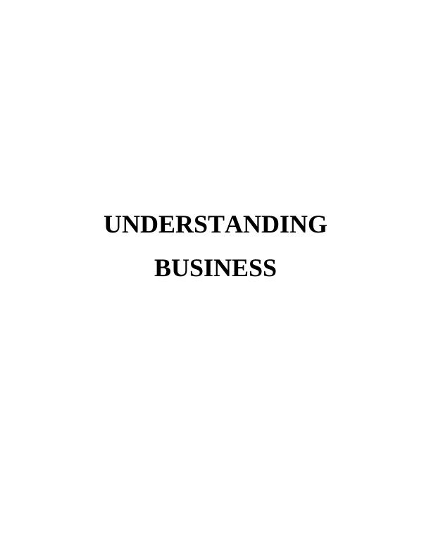 Report on Understanding Business- Tesco UK_1