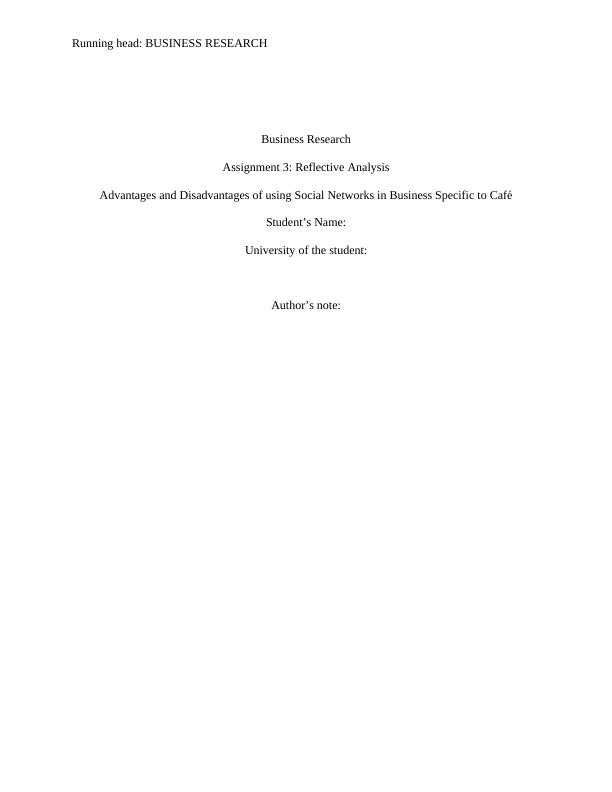 HI6008 Business Research Assignment (Doc)_1