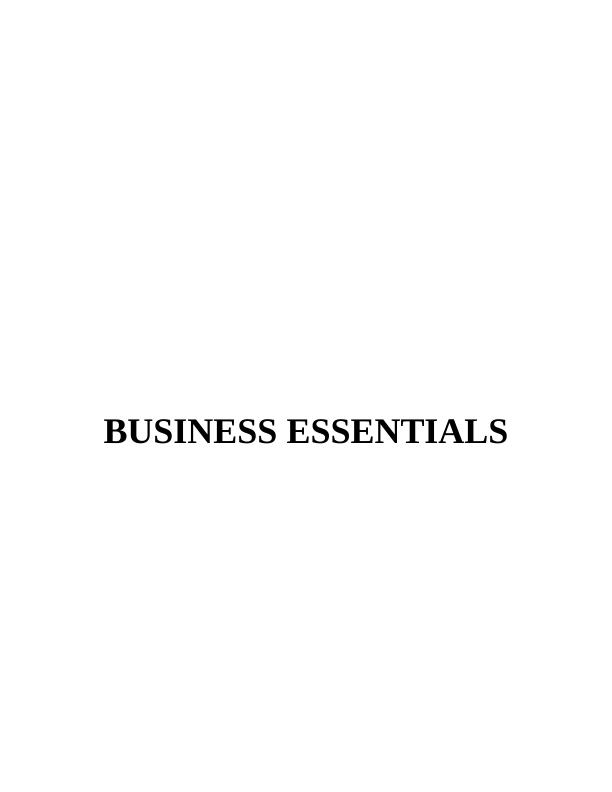 Case Study of Business Essentials_1