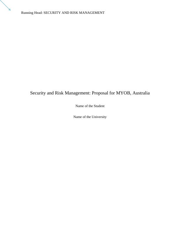 Security and Risk Management Assignment_1