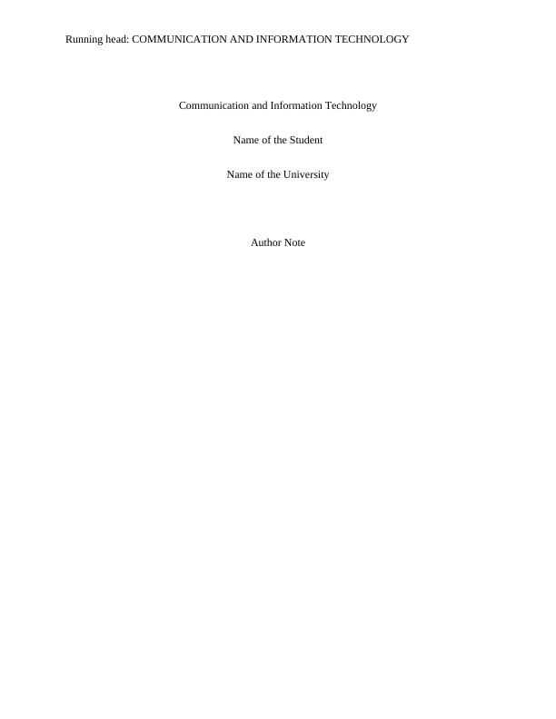 ITC571:Communication and Information Technology Assignment_1