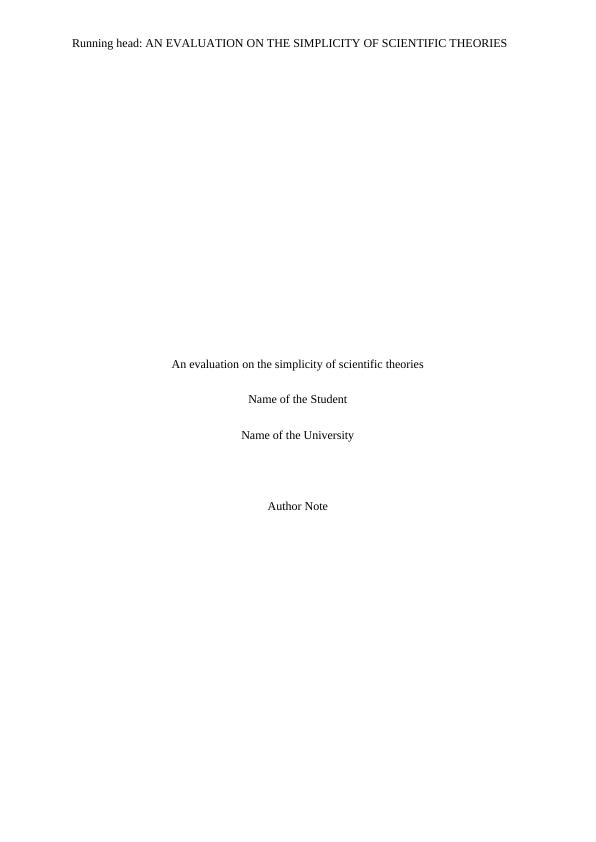 Evaluation on the simplicity of scientific theories PDF_1