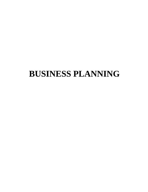 Report on Business Plan of Multi Cuisine Restaurant in Birmingham_1
