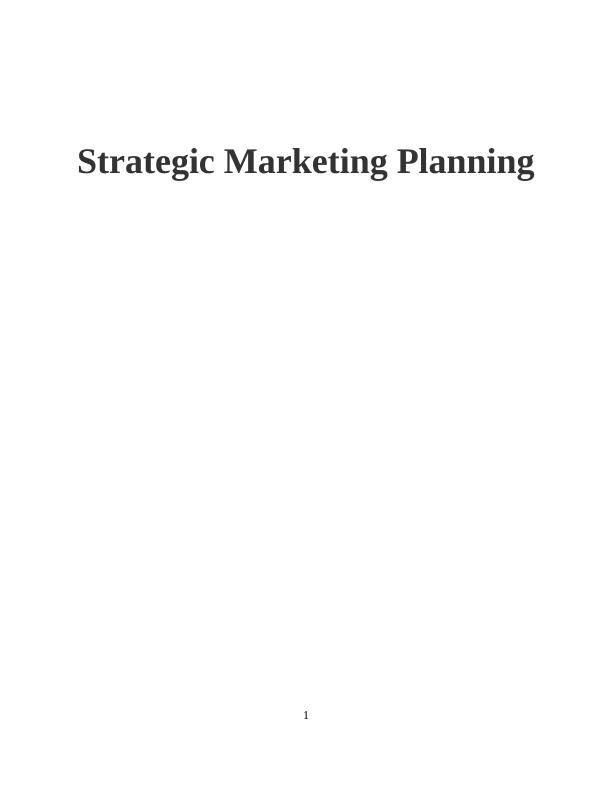 Strategic Marketing Planning for Ikea_1