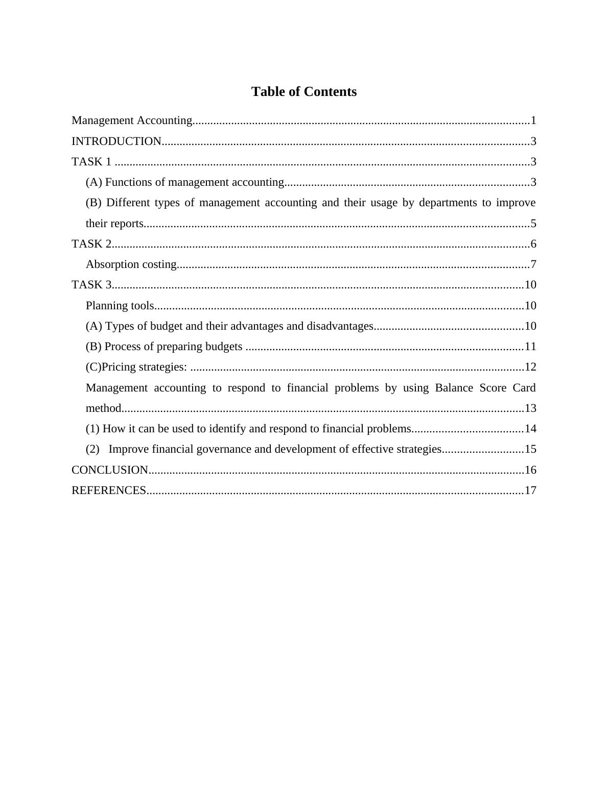 Research Report on Management Accounting_2