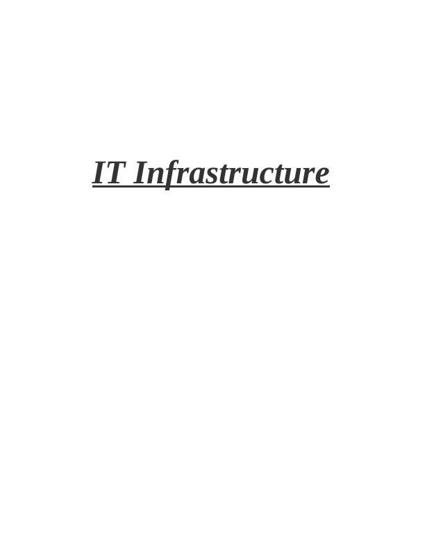 (solved) IT Infrastructure Assignment_1