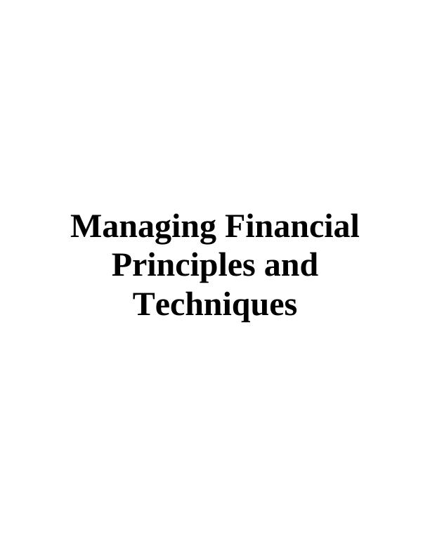 Understanding Different Financial Reports and Techniques_1