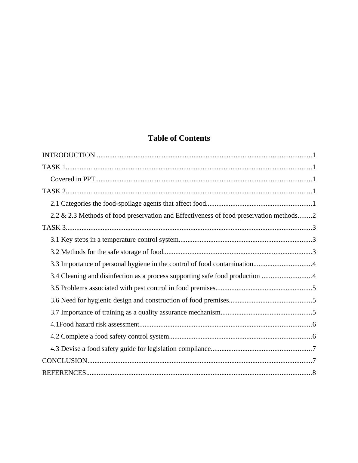 Food Safety Management Assignment Copy (Doc)_2