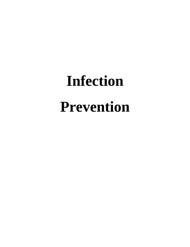 Challenges in Infection Prevention and Control - Desklib