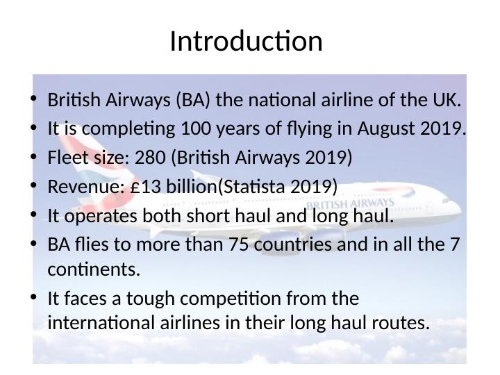 Branding Strategy of British Airways in Long Haul Market_2