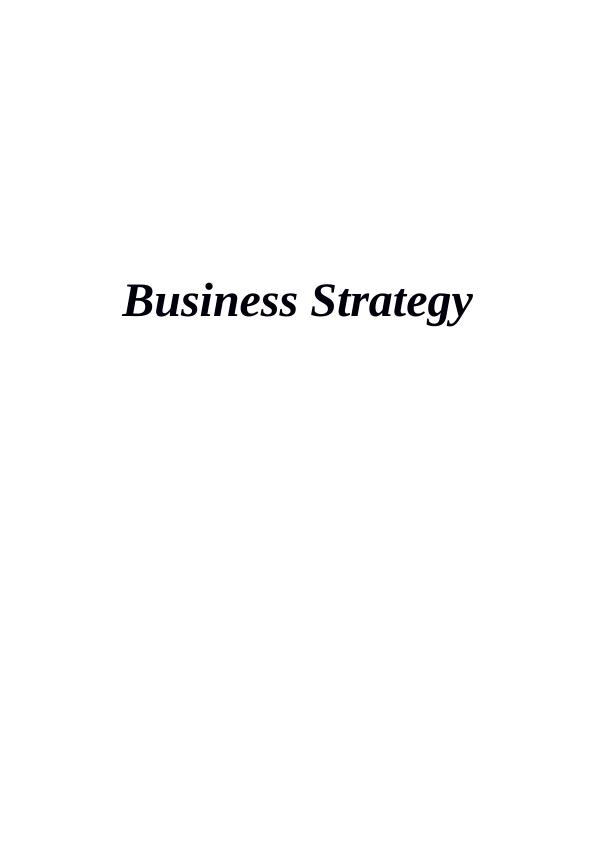 Strategic Business Plan Formulation_1