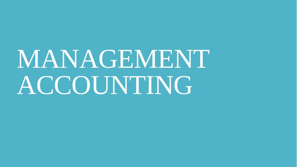 Management Accounting