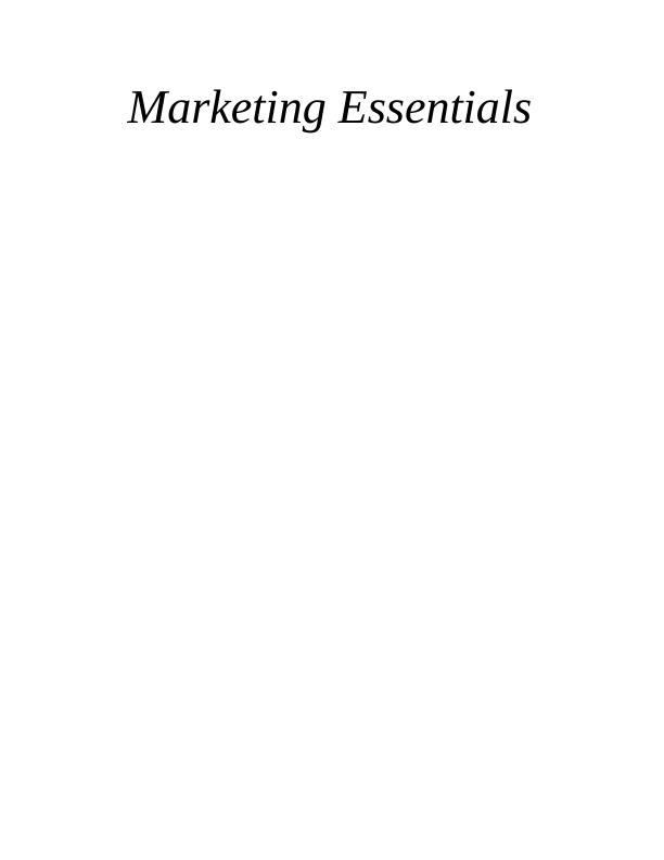 Roles And Responsibility Of Marketing Function