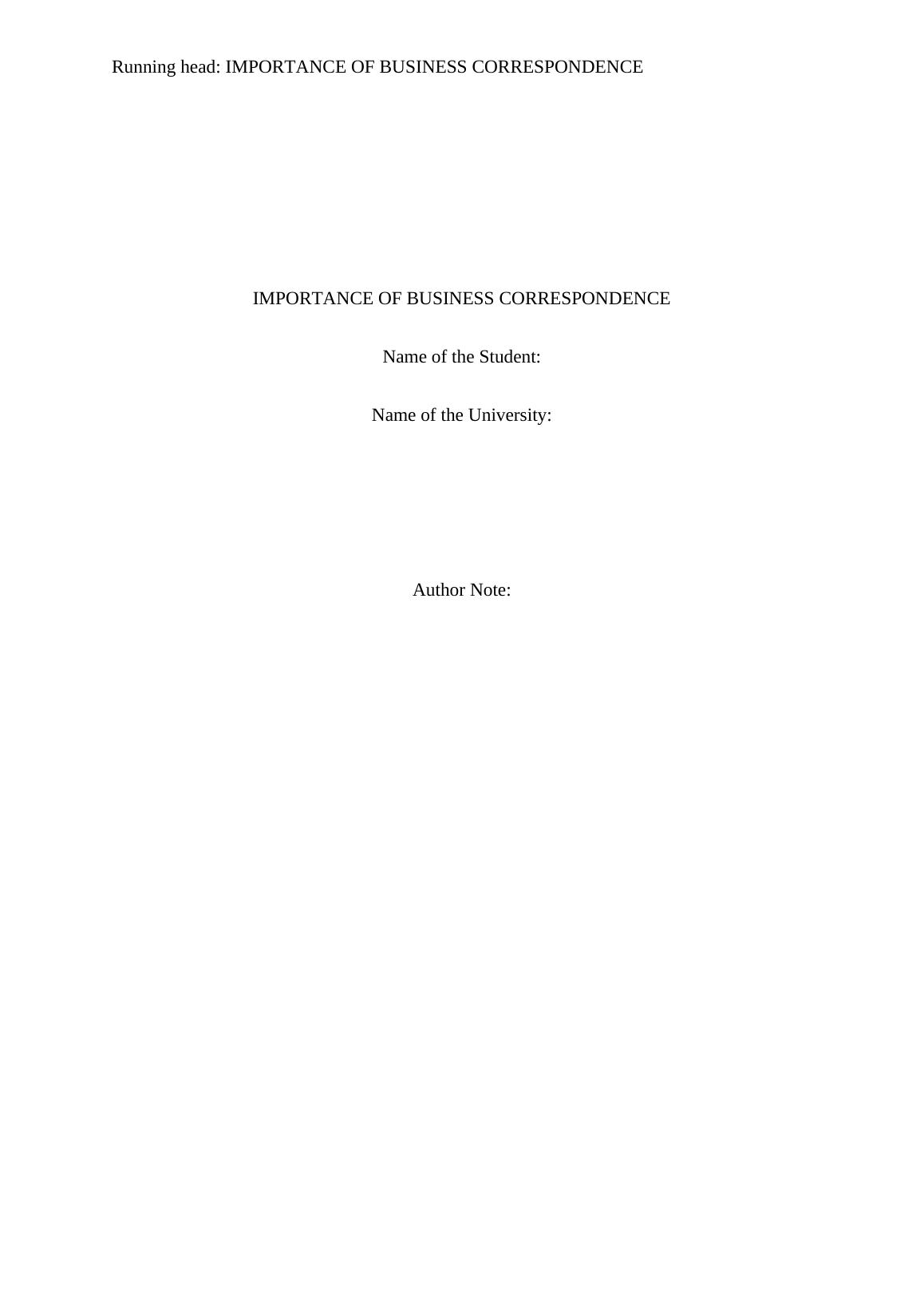 3015lhs-importance-of-business-correspondence-essay