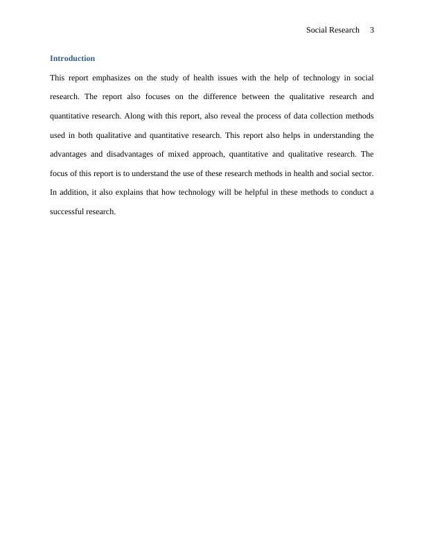 Social Research Assignment | Qualitative and Quantitative Research_3