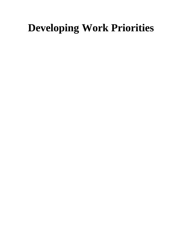 Developing Work Priorities_1