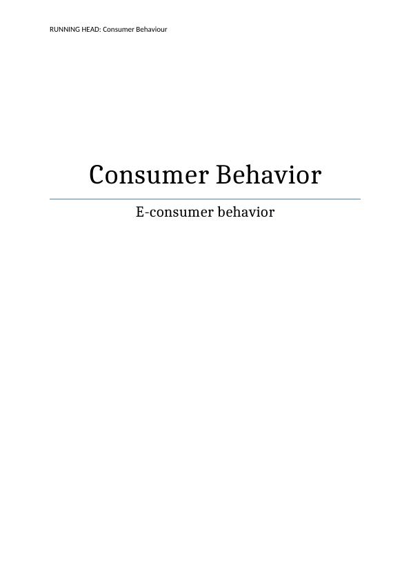 Article on E Consumer Behavior_1
