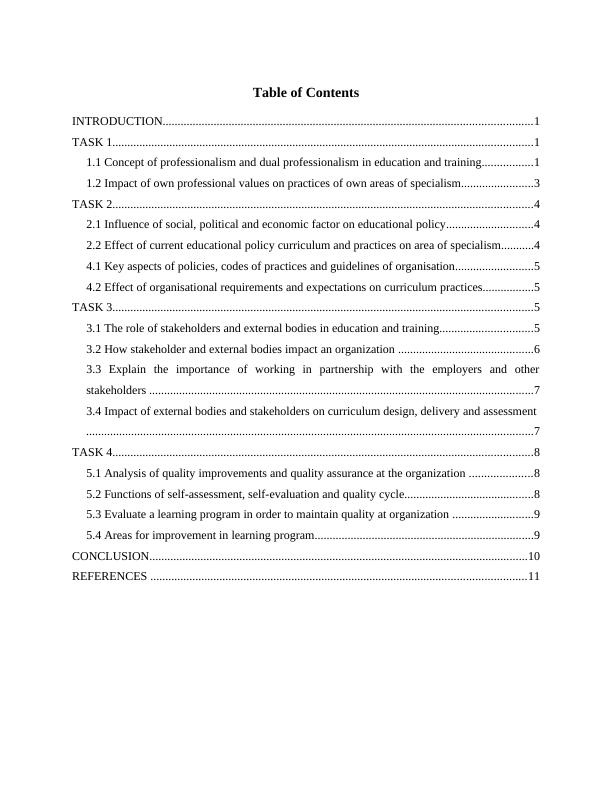 Report on Concept of Professionalism and Dual Professionalism_2
