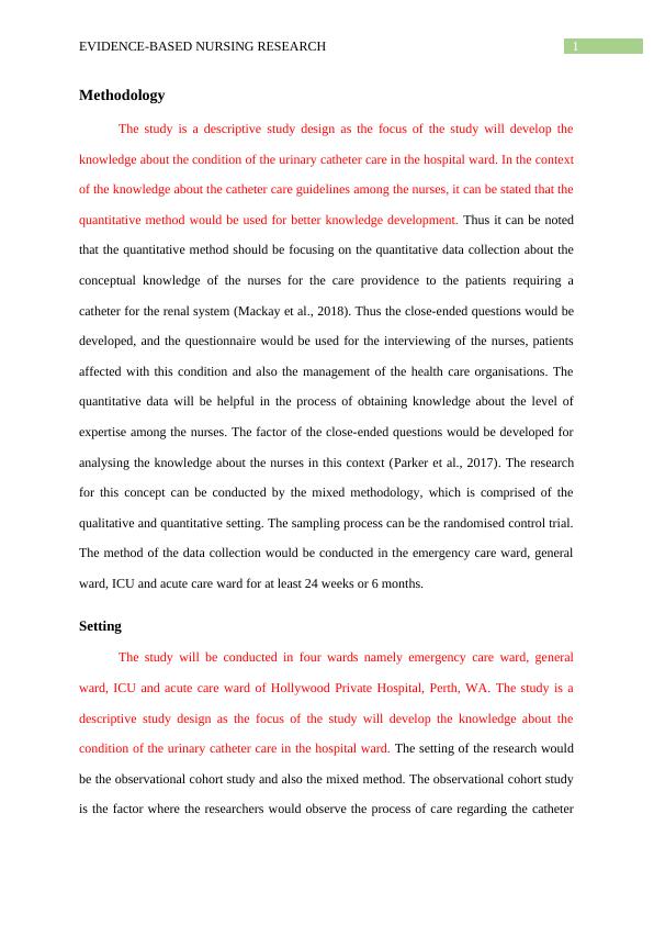 Assignment On Evidence Based Nursing Research Report_2