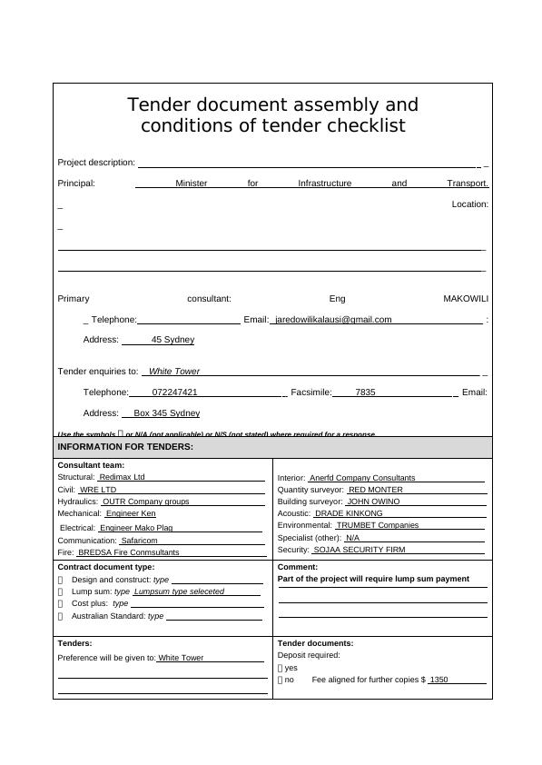 Assessment of a Tender Document_6