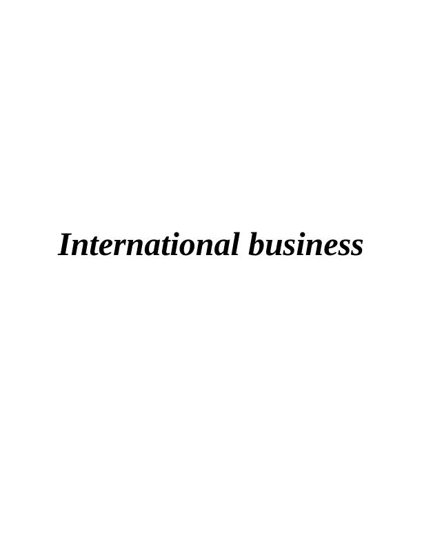 international business case study 2020