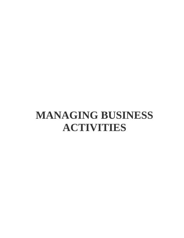 Business Activity Management Assignment_1