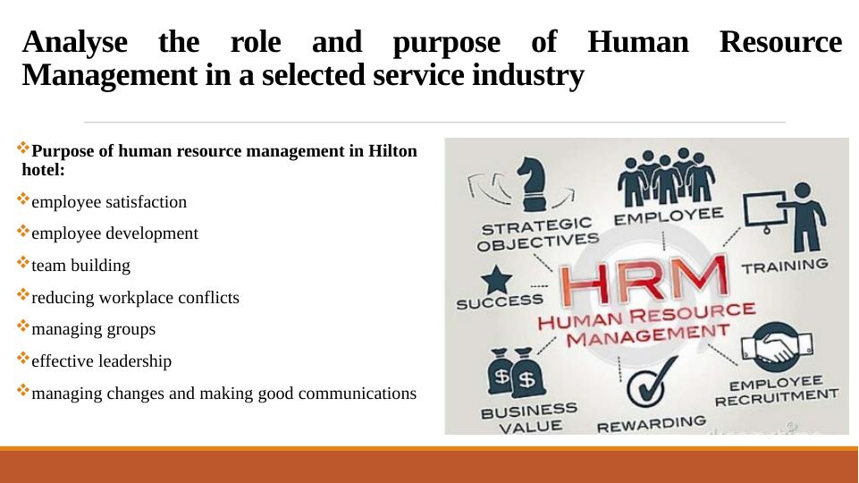 Role and Purpose of Human Resource Management in a Service Industry_3